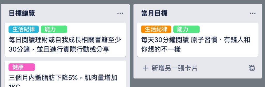 設立本月第一個目標