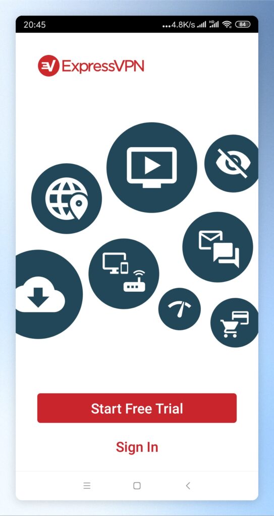 點擊「Sign In」登入ExpressVPN