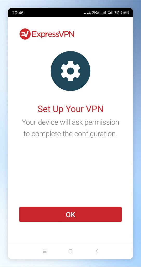 需要手機的權限許可，去增加VPN的設定