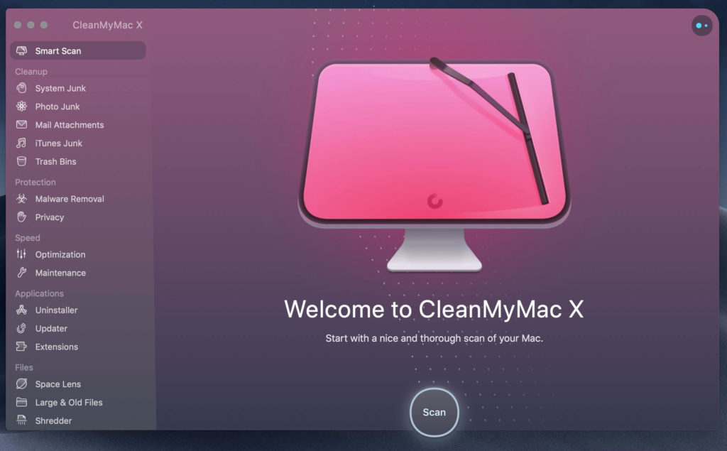 CleanMyMac X 是英文介面