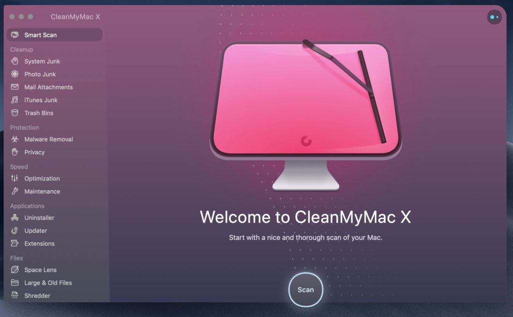 重新啟動CleanMyMac X後還是英文介面