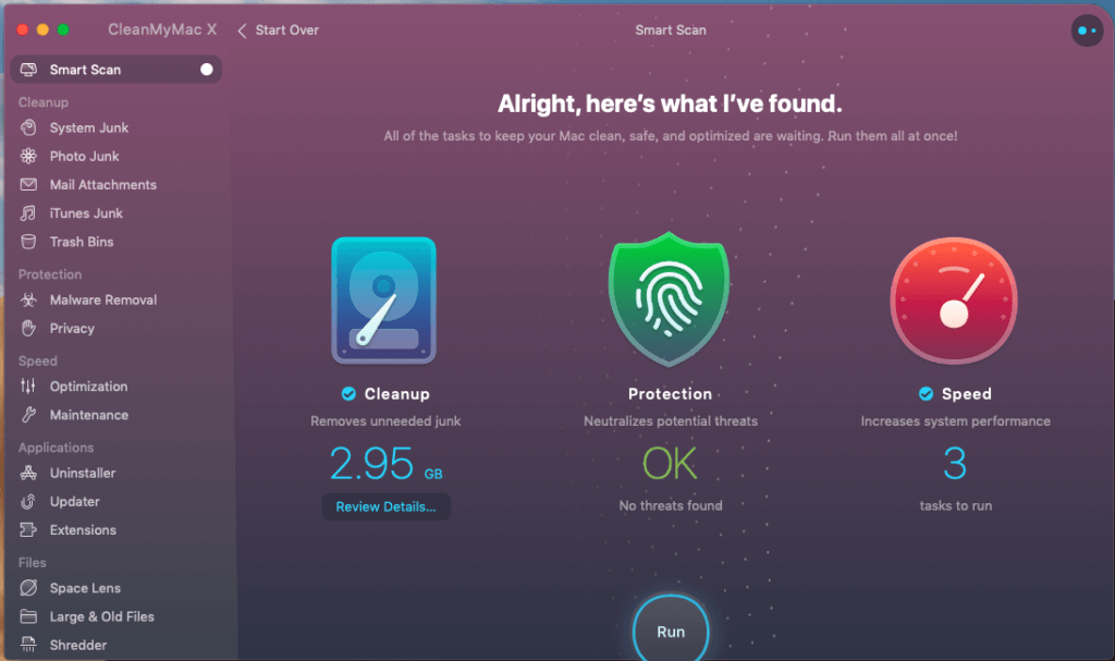 CleanMyMac X：Mac 系統優化與清理工具