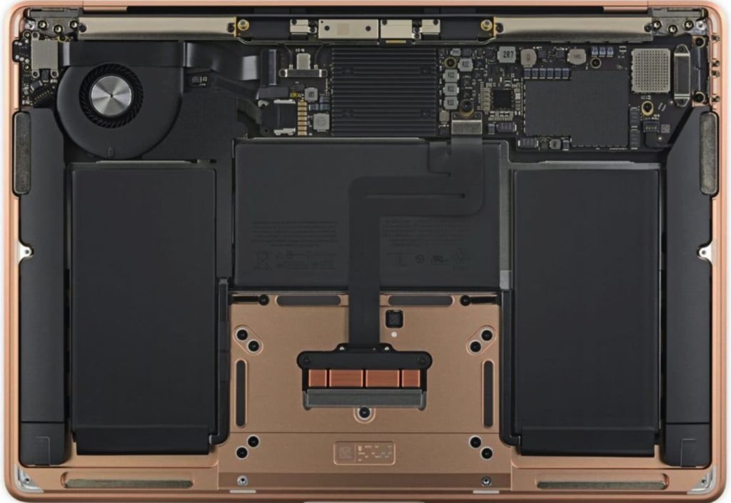圖片來源:iFixit 拆解MacBook Air 2020