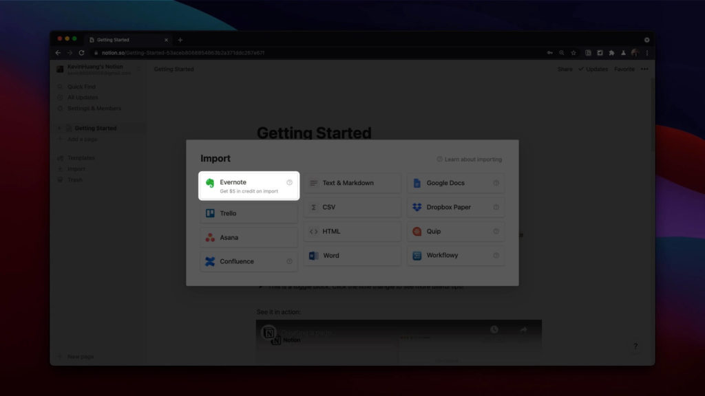 【Notion 常見問答】如何將筆記從 Evernote 轉移到 Notion？｜優缺點分析及內建 Import 使用教學 7