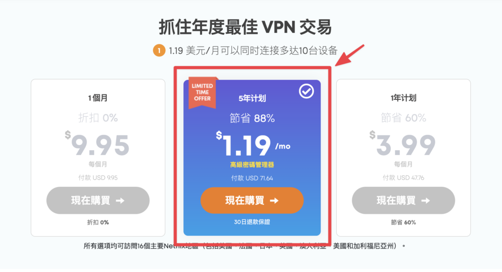 選擇方案