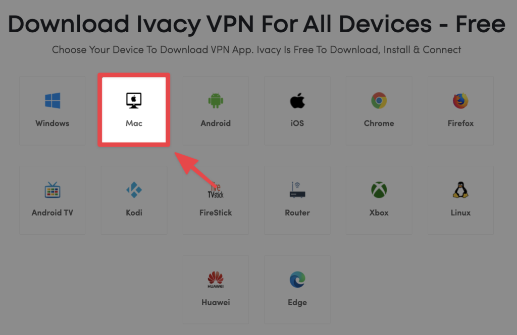 選擇 Mac 裝置