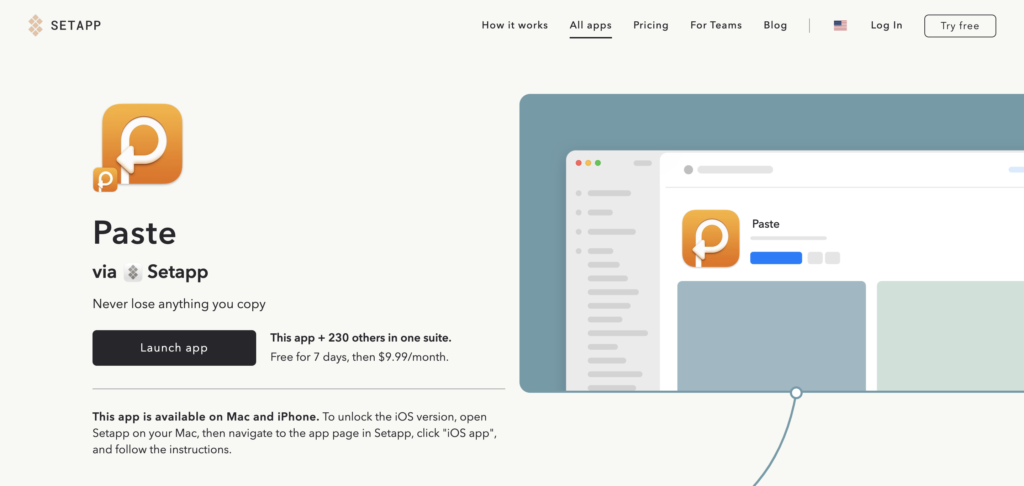Paste|高效工作必備複製貼上工具