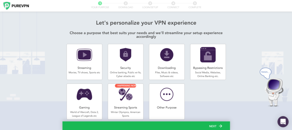選擇你的 VPN 用途