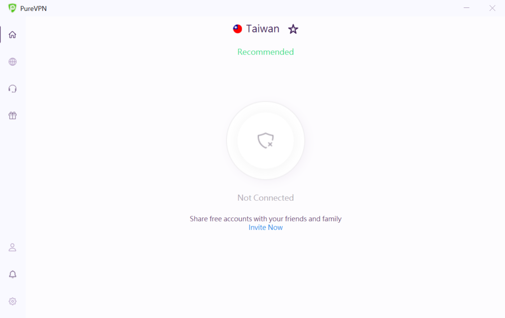 打開 PureVPN 的應用程式