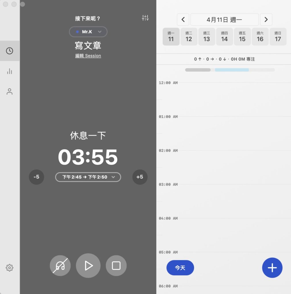 休息時間
