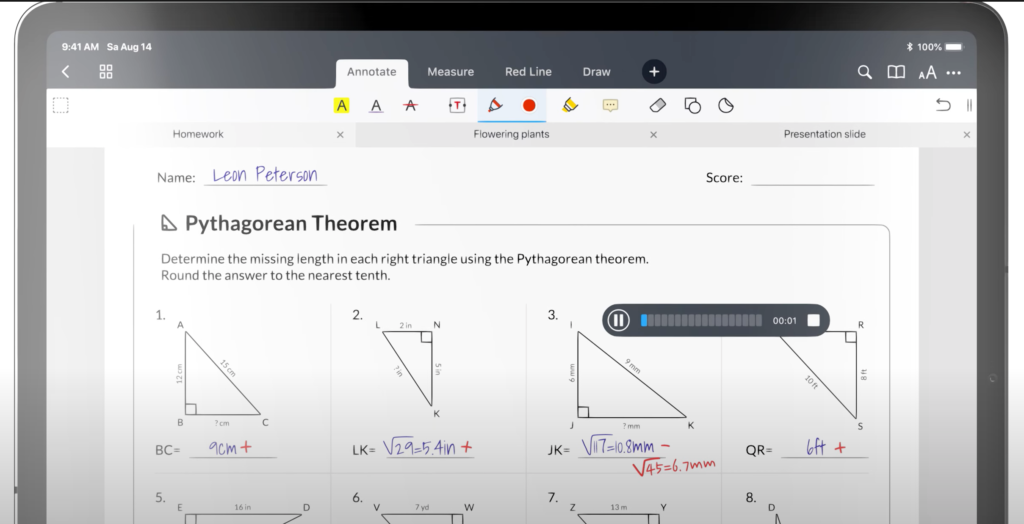 PDF EXPERT 語音給予回饋