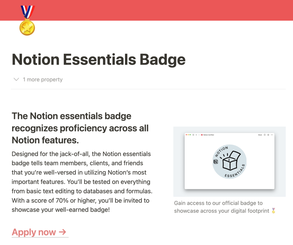 【Notion 官方認證】Notion Essentials Badge 初階認證怎麼申請？該準備什麼？詳細通過流程紀錄分享 2