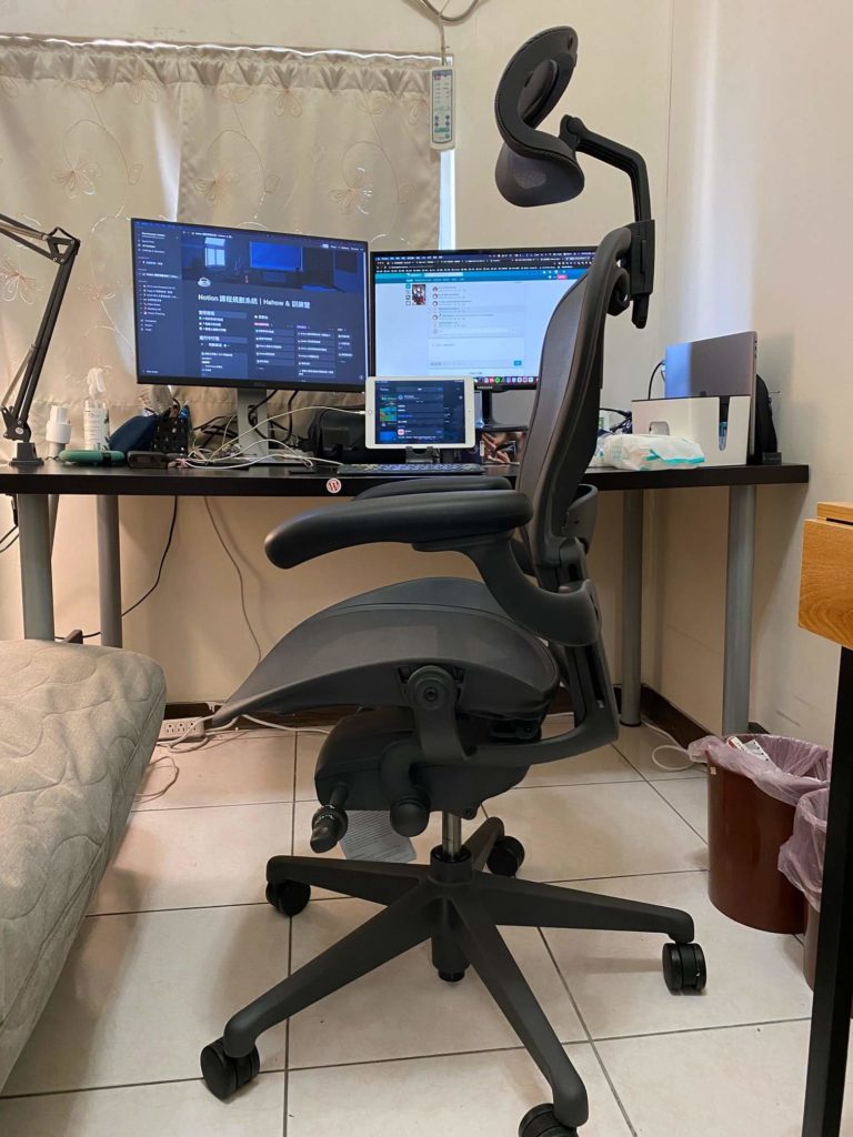 【人體工學電腦椅心得推薦】Herman Miller Aeron 2.0 / Ergohuman 131 豪華版 / Enjoy 121 豪華單桿款 實際體驗評價 10