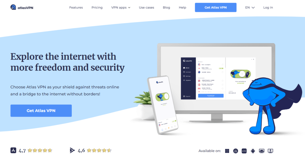 Atlas VPN 官網