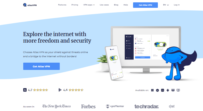 Atlas VPN 官網