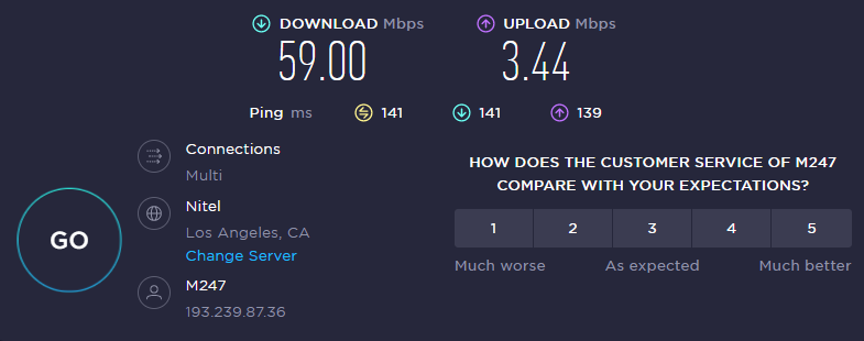 Atlas VPN 連線至美國洛杉磯