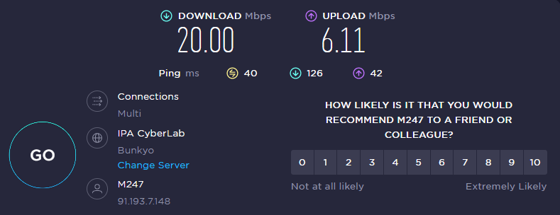 Atlas VPN 連線至日本