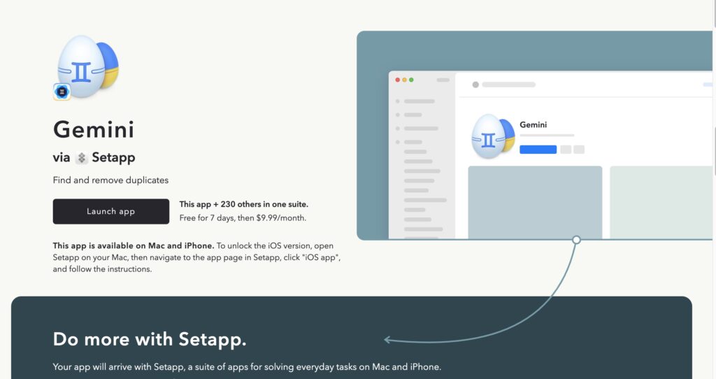 Setapp - Gemini2