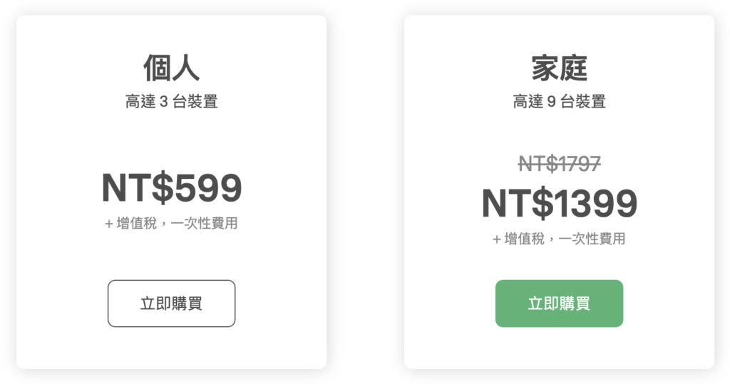 AdGuard 的價格方案