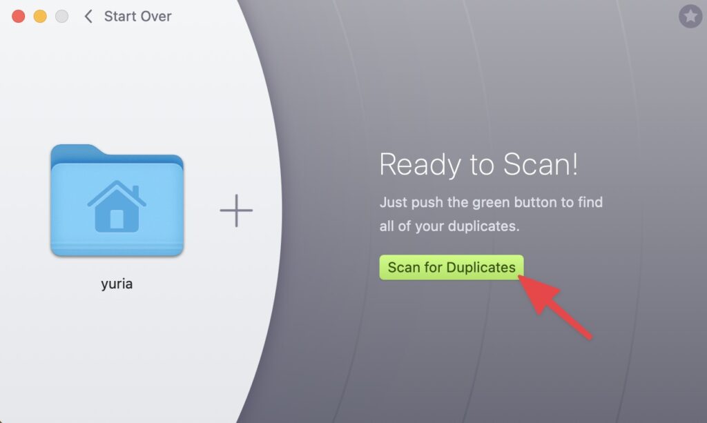 點擊「Scan for Duplicates」
