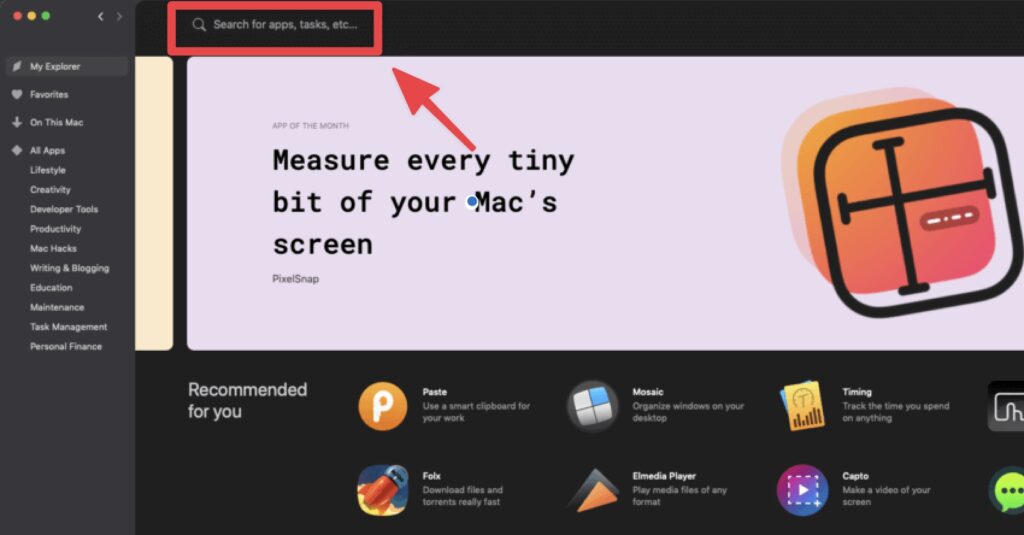 在上方搜尋框輸入「BetterTouchTool」！