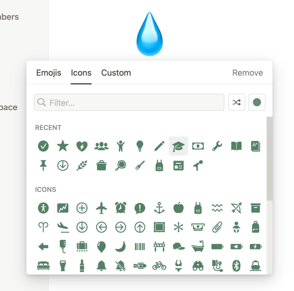 選擇喜歡的 icon 圖示