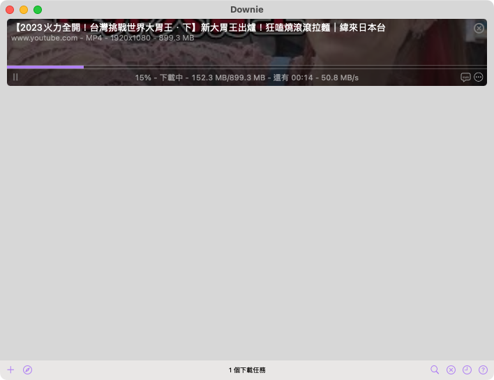 選擇好後就可以直接完成下載了!