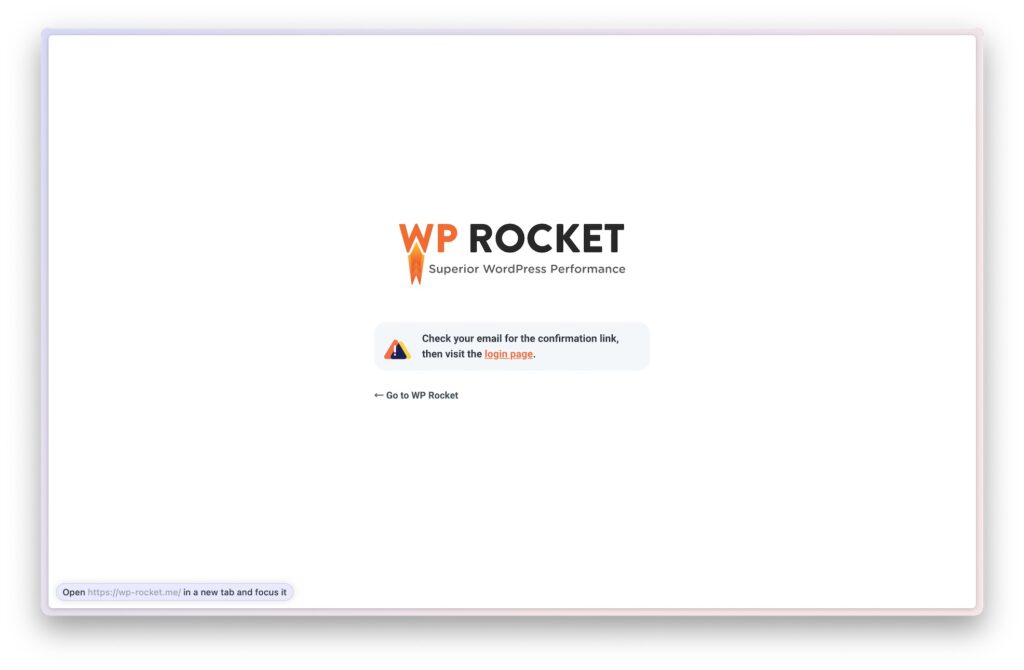 WP ROCKET 變更密碼通知