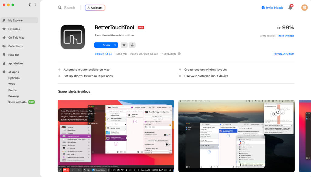 BetterTouchTool