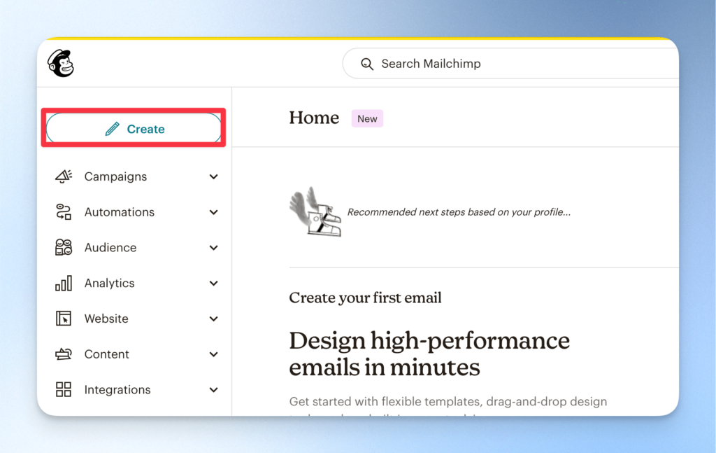 MailChimp 製作、發送電子報教學