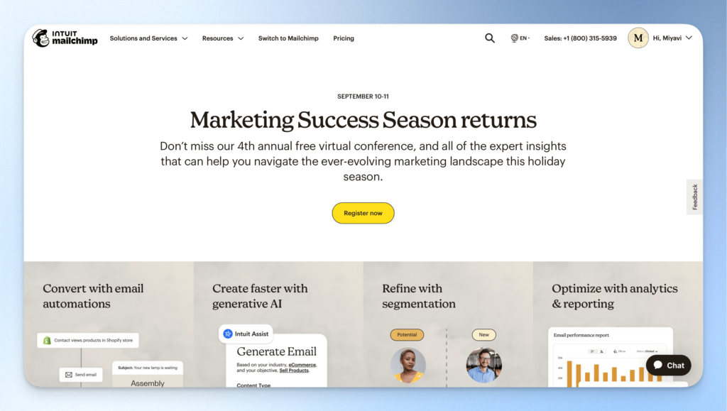 MailChimp 官網