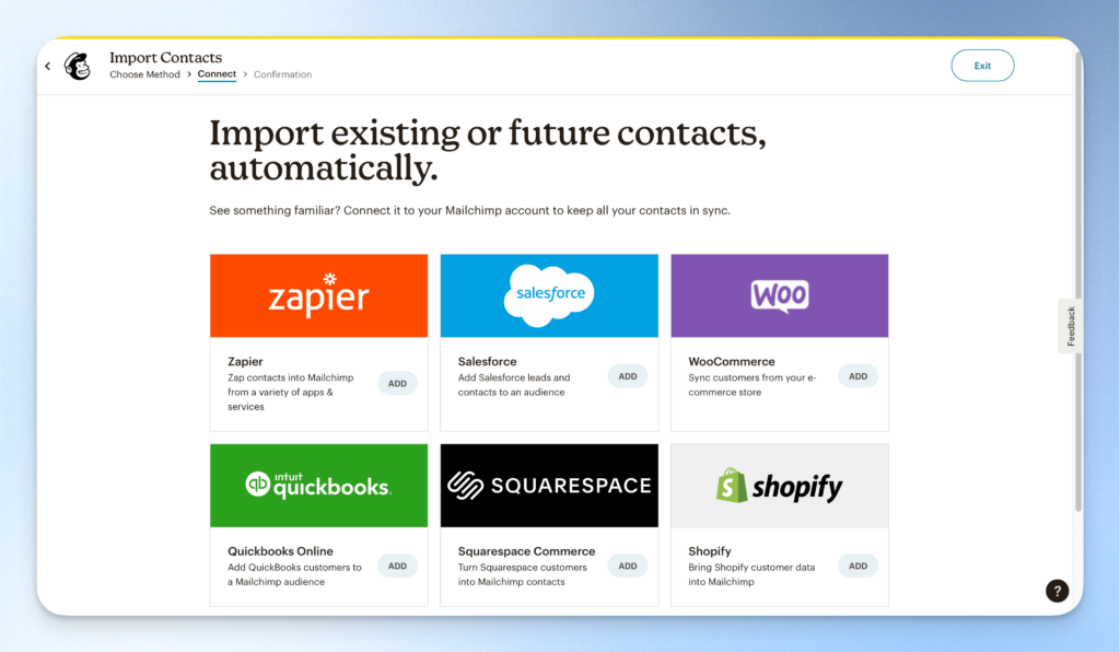 MailChimp 匯入聯絡人教學