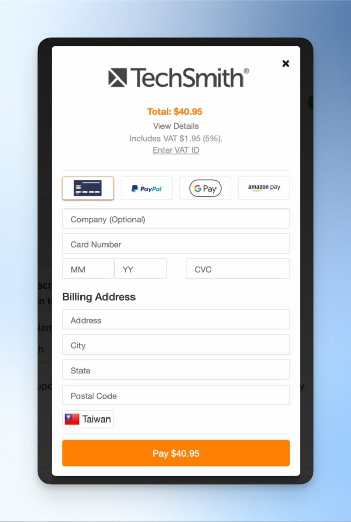 付款方式