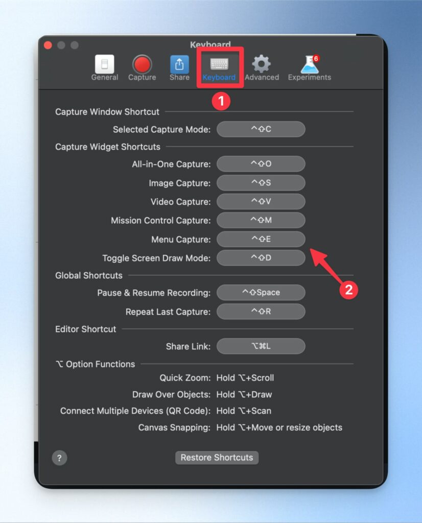 Snagit 快捷建