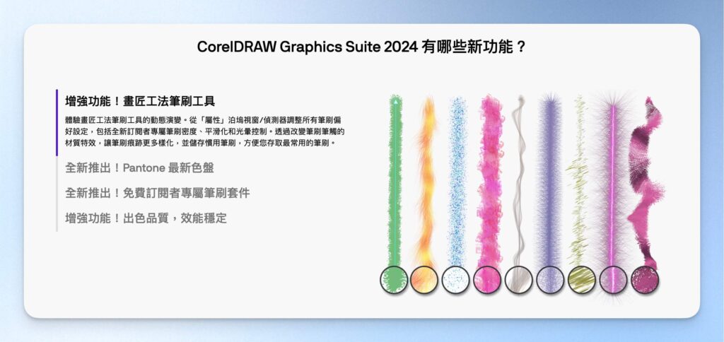 CorelDRAW 插畫、筆刷工具