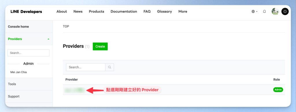 選擇 Provider