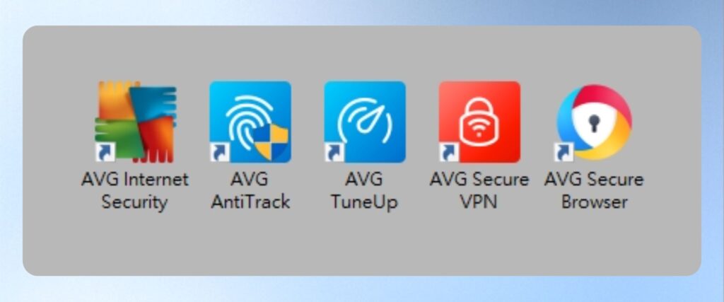 AVG 桌面圖示