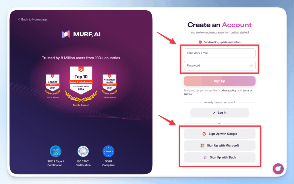 Murf AI Free Account Registration Tutorial
