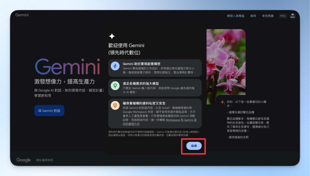 Gemini 教學:Workspace 版功能介紹