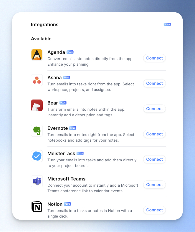 Spark Mail 與第三方工具整合