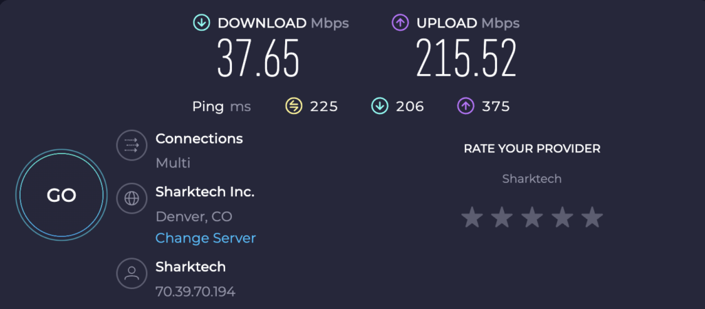 astrill VPN 速度