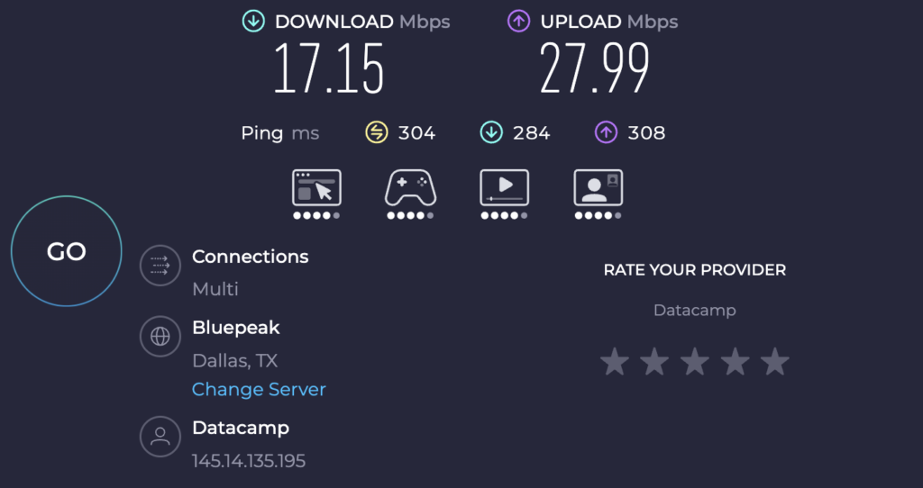 VPN 連接後